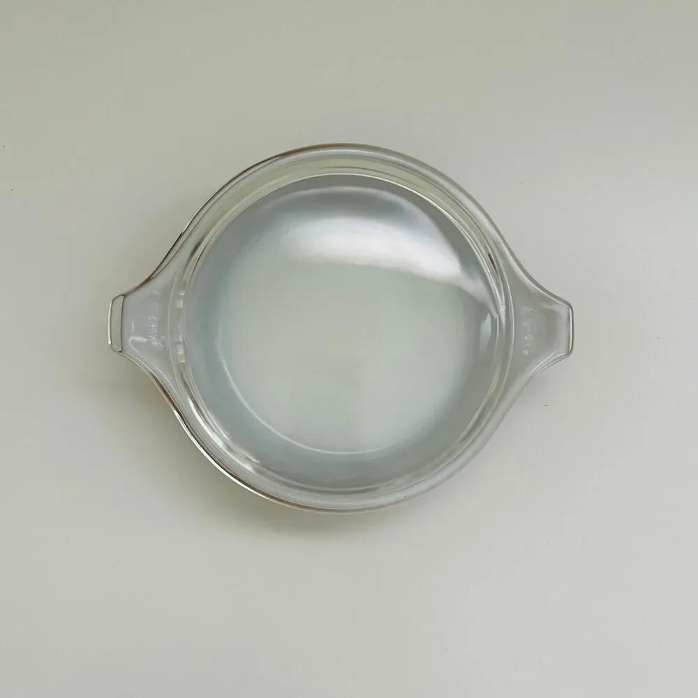 PYREX Brown White Woodland 471-B Casserole Dish 500 ml With Lid